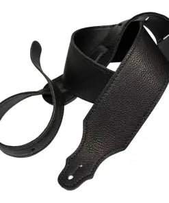 Franklin Strap 2.5" Glove Leather Strap Black 4B-BK-BK