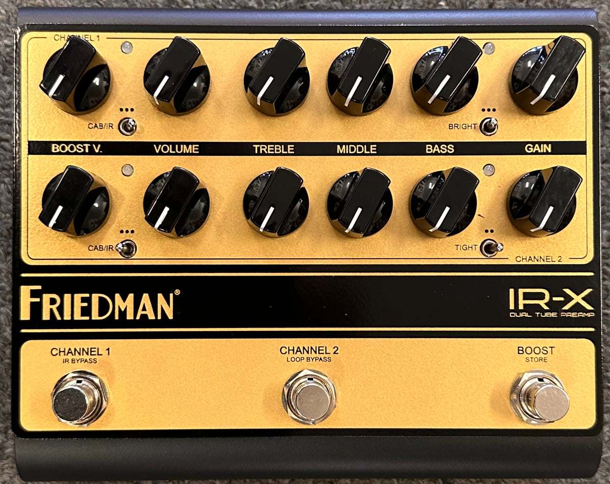 Friedman IR-X Dual Tube Preamp and DI Guitar Pedal – Harbor Music 
