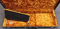 G&G Deluxe Strat/Tele Case Black/Gold Poodle Interior