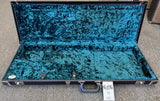 G&G Deluxe JAZZ BASS Case Black/TEAL POODLE