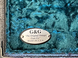 G&G Deluxe JAZZ BASS Case Black/TEAL POODLE
