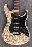 Michael Kelly Mod Shop 67 HSS - Quilted Maple Top Black Wash with Gig Bag