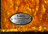 G&G Deluxe Strat/Tele Case - Black with Amber Poodle Interior