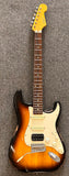 Homer T Custom Shop (S-Style) Sonic '63 HSS- 3 Tone Sunburst/RW (#105)