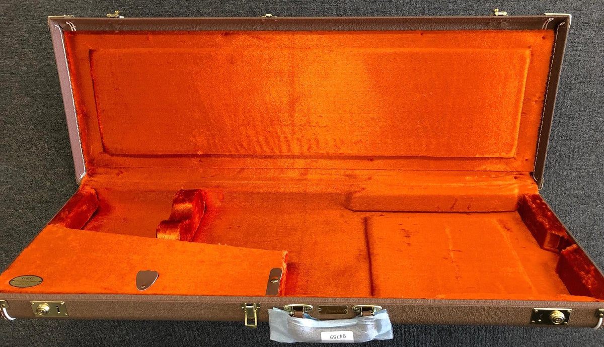 G G 60 s Style Fender S T Case Brown Orange