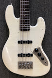 HOMER T - Jurassic 5 - 5 String "J-Style" Bass Olympic White (#057)