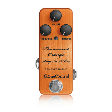 One Control Fluorescent Orange BJF Series FX | Amp-In-A-Box