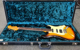 G&G  S/T Guitar Case Black w/ TEAL (WITH FENDER LOGO)
