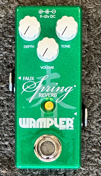 cheap spring reverb pedal Wampler Mini Faux Spring Reverb Pedal