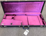 G&G Deluxe Strat/Tele Case Black/PURPLE Interior