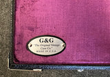 G&G Deluxe Strat/Tele Case Black/PURPLE Interior