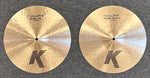 Zildjian K Custom Dark 14" Hi-Hat Cymbals (Pair-Top & Bottom)