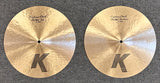 Zildjian K Custom Dark 14" Hi-Hat Cymbals (Pair-Top & Bottom)