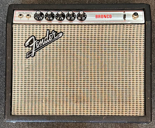 Fender 1972 Bronco Silverface Guitar Amp - Lotsa Chassis Photos