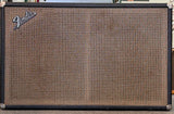 1963 Fender Bassman 2x12 Speaker Cabinet (6G6-B) Excellent Condition - Black