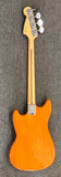 Fender Mustang Player P/J Bass in Amber Gloss with Fender Gig Bag - 2020