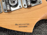 Fender Mustang Player P/J Bass in Amber Gloss with Fender Gig Bag - 2020