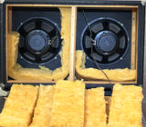 1963 Fender Bassman 2x12 Speaker Cabinet (6G6-B) Excellent Condition - Black