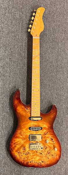 Sire Larry Carlton S10 HSS Guitar - Poplar Burl Top - Burst Brand New Condition