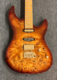 Sire Larry Carlton S10 HSS Guitar - Poplar Burl Top - Burst Brand New Condition