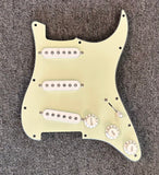 Pre-Wired Stratocaster Pickguard Lindy Fralin Blues Special PUs CTS Pots Mint Green