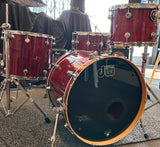 DW Performance Series Cherry 24-16-12-6" Snare-Axis Pedal-Meinl Cymbals & Stands