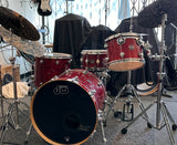 DW Performance Series Cherry 24-16-12-6" Snare-Axis Pedal-Meinl Cymbals & Stands