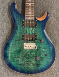 PRS SE Exotic Custom 24 in Lake Blue w/PRS Gig Bag-Pre Owned in Brand New Condion