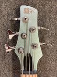 Ibanez SDGR Medium Scale 5-String P/J Style Bass - SRMD205 Sea Foam Pearl Green