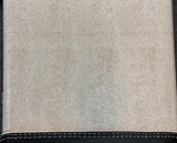 G&G Deluxe Strat/Tele Case - SNAKESKIN/Black POODLE Interior/Black Leather Ends