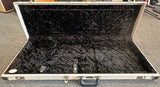 G&G Deluxe Strat/Tele Case - SNAKESKIN/Black POODLE Interior/Black Leather Ends