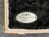 G&G Deluxe Strat/Tele Case - SNAKESKIN/Black POODLE Interior/Black Leather Ends