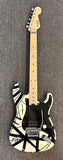 EVH Electric Guitar - White with Black Stripes - Brand New Condition