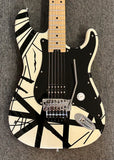 EVH Electric Guitar - White with Black Stripes - Brand New Condition