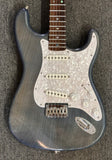 Homer T Sonic "S" Style Boutique Hardtail Electric Guitar - Transparent Sapphire Blue