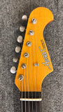 Homer T Sonic "S" Style Boutique Electric Guitar Coral Red - Ebony Fingerboard
