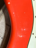 Homer T Sonic "S" Style Boutique Electric Guitar Coral Red - Ebony Fingerboard