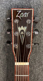 Zaar Z420SE All Solid Santos Rosewood Series Aco/Ele Guitar with Case