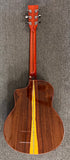 Zaar Z420SE All Solid Santos Rosewood Series Aco/Ele Guitar with Case