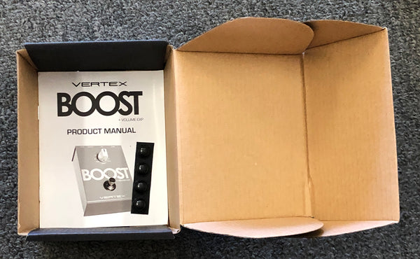 Vertex Boost Pedal (V1)--Brand New Condition – Harbor Music (310) 406-3090