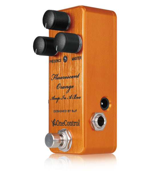 aiab pedal One Control Fluorescent Orange BJF Series FX | Amp-In-A-Box