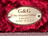 G&G Fender Jaguar Case Brown/Red Poodle