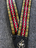 Ace Guitar Strap - ACE-04 Hootenanny - Rasta